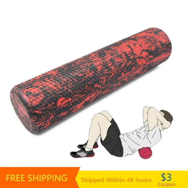 YECOKISO 60/45/30cm Yoga Column Yoga Block Pilates Eva Foam Roller Massage Roller Muscle Tissue Fitness Gym Yoga Pilates Sports - Sunny Side Store Sunny Side Store  19.59