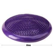 Yoga Balls Massage Pad Inflatable Stability Wobble Balance Disc Cushion Mat Fitness Exercise Training ball - Sunny Side Store Sunny Side Store  23.23