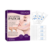 Yoxier 40Pcs/10Sheets/Pack Waterproof V Face Makeup Adhesive Tape Invisible Breathable Lift Face Sticker Lifting Tighten Chin Sunny Side Store