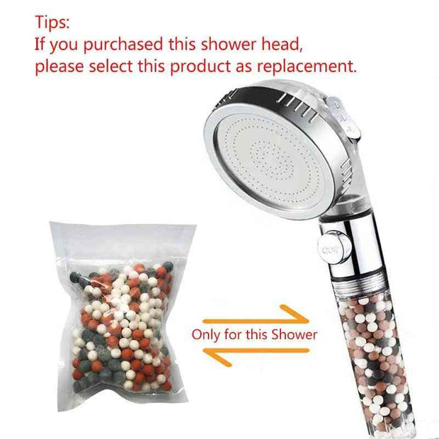 ZhangJi 3 Modes Adjustable High Pressure Shower Head Tourmaline Replaceable Filter SPA Shower Water Saving  Switch Button Shower - Sunny Side Store