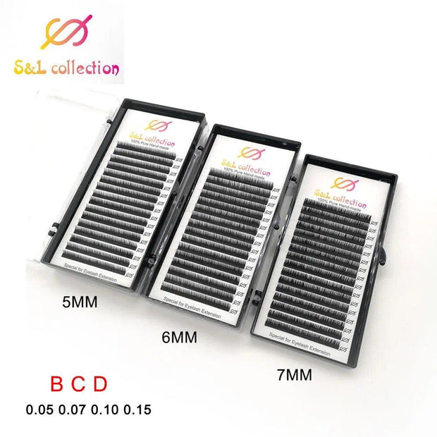 16rows/case Bottom lashes lower eyelash under eyelash extensions 5 6 7 mm 8mm 9mm short eyelash extensions - Sunny Side Store TPOK Official Store  8.52