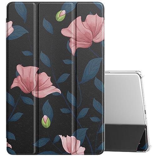 MoKo Case Fits Amazon Kindle Fire Max 11 Tablet (13th Gen, 2023 Release) 11" - Slim PU Leather Trifold Stand Cover for Kindle Fire 11 Tablet Colored Hard Back Shell with Auto Wake/Sleep, Navy Blue Sunny Side Store