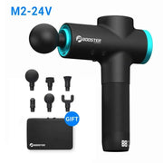 Booster M2-12V Professional Massage Gun Fascial Electric Massager Type-c Fast Charge for Pain Relief Body Massage Relaxation - Sunny Side Store Performance Guru Official Store M2-B-24V-AU-plug-Russian-Federation 290.46