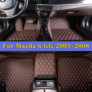 Car Foot Pads For Mazda 6 GG 2003-2008 Car Accessories Protective Pad Custom Auto Interior Floor Mats Automobile Carpet Cover Sunny Side Store