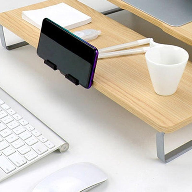 Classic Monitor Stand with Mobile Phone Holder - Sunny Side Store Sunny Side Store  130.06