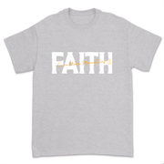 Faith Can Move Mountains Shirt Unisex Casual Christian Prayer Religious Tee Tops Nature Lover Gift - Sunny Side Store SFNeewho Gray-3XL 15.00