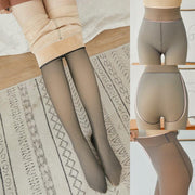 Fleece Lined Thermal Fake Pantyhose - Sunny Side Store