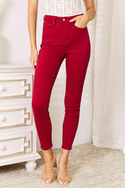 Judy Blue Full Size High Waist Tummy Control Skinny Jeans Trendsi