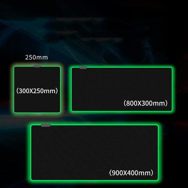 RGB Luminous Mouse Pad Oversized Gaming