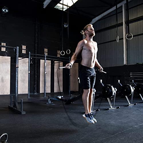 𝐒𝐩𝐞𝐞𝐝 𝐉𝐮𝐦𝐩 𝐑𝐨𝐩𝐞 𝐟𝐨𝐫 𝐅𝐢𝐭𝐧𝐞𝐬𝐬 - Skipping Rope for Women Men Exercise with Adjustable Length Jumping Rope and Alloy & Silicone Handles Suitable for Workout Boxing Home Gym Sunny Side Store