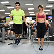 𝐒𝐩𝐞𝐞𝐝 𝐉𝐮𝐦𝐩 𝐑𝐨𝐩𝐞 𝐟𝐨𝐫 𝐅𝐢𝐭𝐧𝐞𝐬𝐬 - Skipping Rope for Women Men Exercise with Adjustable Length Jumping Rope and Alloy & Silicone Handles Suitable for Workout Boxing Home Gym Sunny Side Store
