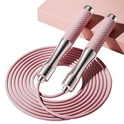 𝐒𝐩𝐞𝐞𝐝 𝐉𝐮𝐦𝐩 𝐑𝐨𝐩𝐞 𝐟𝐨𝐫 𝐅𝐢𝐭𝐧𝐞𝐬𝐬 - Skipping Rope for Women Men Exercise with Adjustable Length Jumping Rope and Alloy & Silicone Handles Suitable for Workout Boxing Home Gym Sunny Side Store