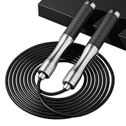 𝐒𝐩𝐞𝐞𝐝 𝐉𝐮𝐦𝐩 𝐑𝐨𝐩𝐞 𝐟𝐨𝐫 𝐅𝐢𝐭𝐧𝐞𝐬𝐬 - Skipping Rope for Women Men Exercise with Adjustable Length Jumping Rope and Alloy & Silicone Handles Suitable for Workout Boxing Home Gym Sunny Side Store