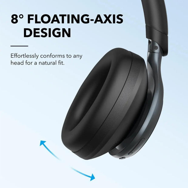 Soundcore by  Space One Active Noise Cancelling Headphones 2X Stronger Voice Reduction 40H ANC Playtime App Control