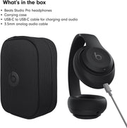 Studio Pro - Wireless Bluetooth Noise Cancelling Headphones - Personalized Spatial Audio, USB-C Lossless Audio, Apple & Android Compatibility, up to 40 Hours Battery Life - Black