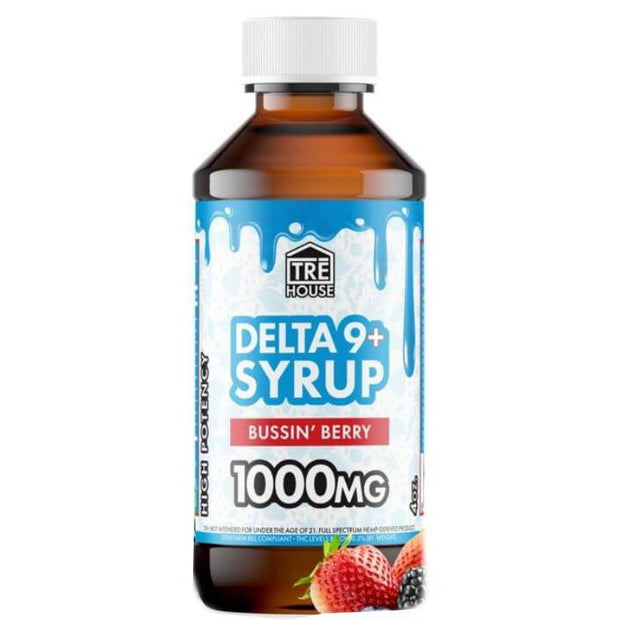 TRE House - Delta 8 Drinks - D8:D9 Syrup - Bussin Berry - 1000mg TRE House