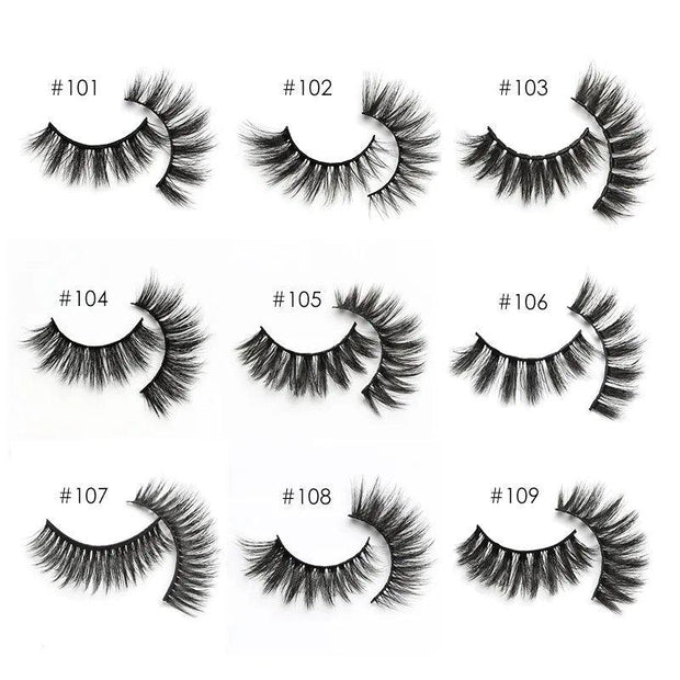 Wholesale Mink Eyelashes 4/10/30/100pcs 3d Mink Lashes Natural fake Eyelashes messy false Eye lashes Makeup False Lashes In Bulk - Sunny Side Store MEISHENJIE Official Store  14.70